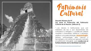 El patrimonio Arqueologico guatemalteco como producto turistico