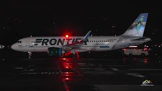 Arribo de avion Frontier en Guatemala