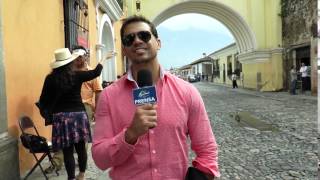 ME GUSTA GUATEMALA. A la actriz Renata Notni y el actor Pedro Moreno les gusta Guatemala.