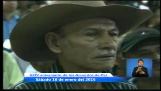 24 Aniversario de la Firma de los Acuerdos de Paz en El Salvador
