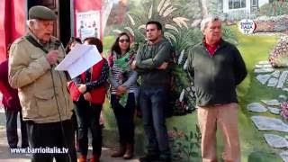 VIDA DE BARRIO EN PROVIDENCIA REAPERTURA JARDIN DEL PRADO CON MALON VECINAL 2016 08 20