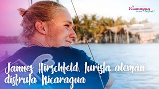 Jannes Hirschfeld, turista alemán disfruta Nicaragua